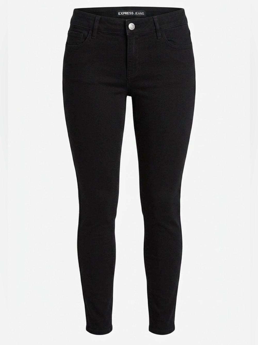 Express Women's Black Stella Low Rise Jeans, Size 8